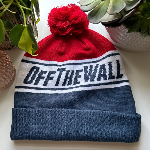 Vans Other - VANS Off The Wall Pom Beanie